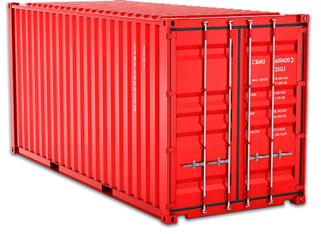 Steel shipping container used for secure self storage