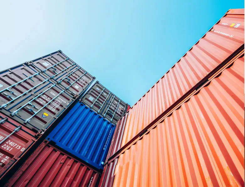Secure steel shipping container